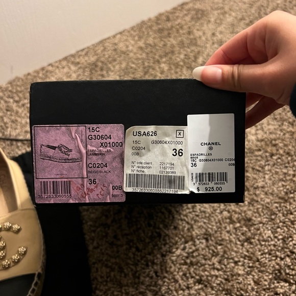 Chanel Camellia stud espadrilles - Picture 6 of 6